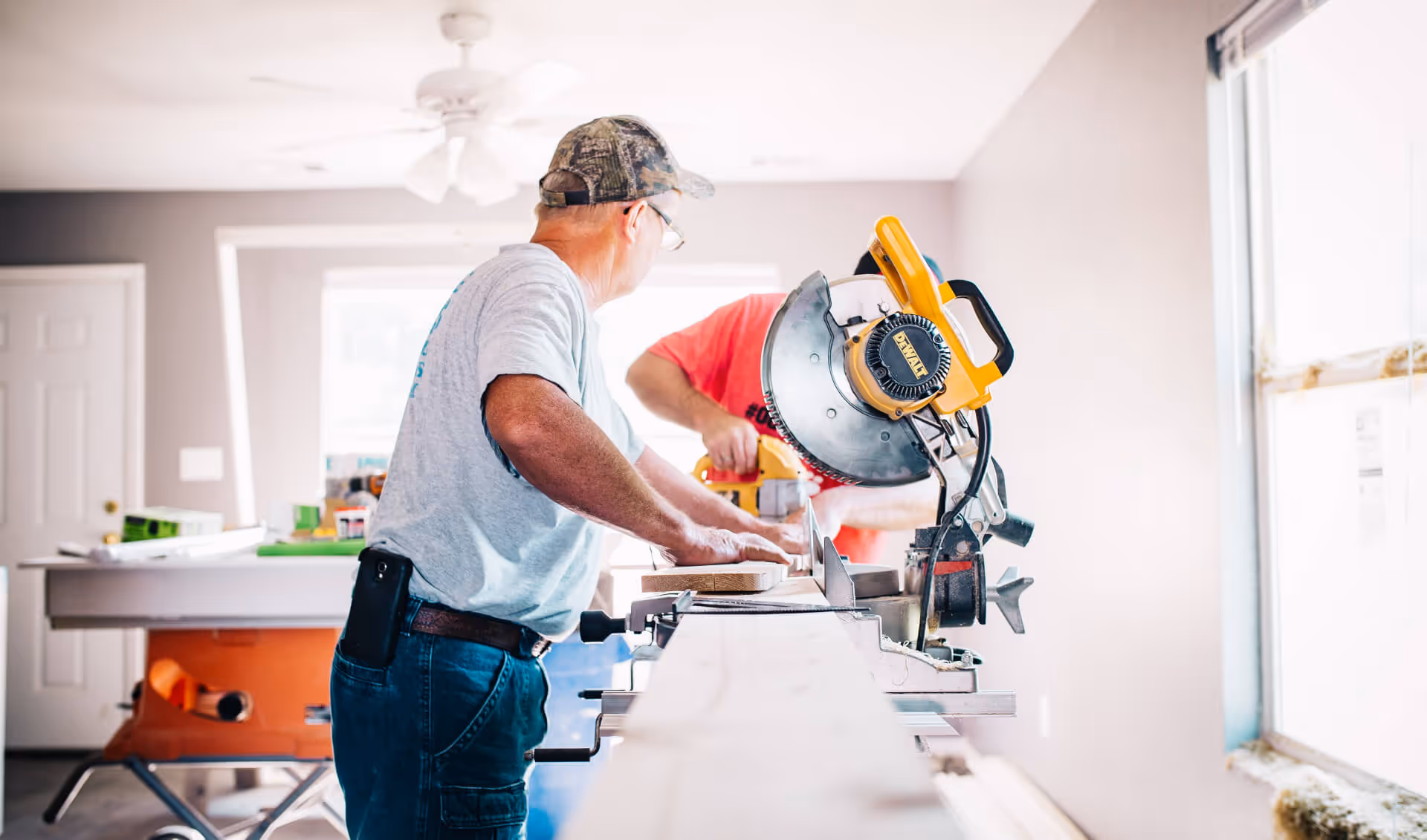 indoor construction work
